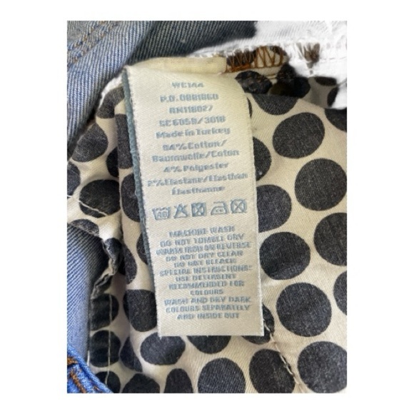 Boden Bright Blue Slim Fit Jeans | Stretch Cotton | Size 10R - Picture 4 of 4